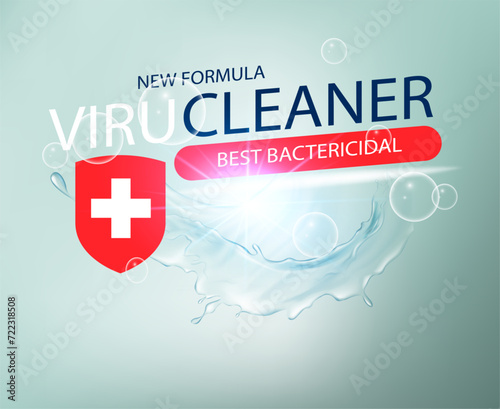 Free vector bactericidal clean label photo