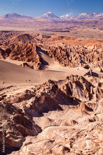 Death Valley (Valle de la Muerte) in Atacama Desert in Northern Chile photo
