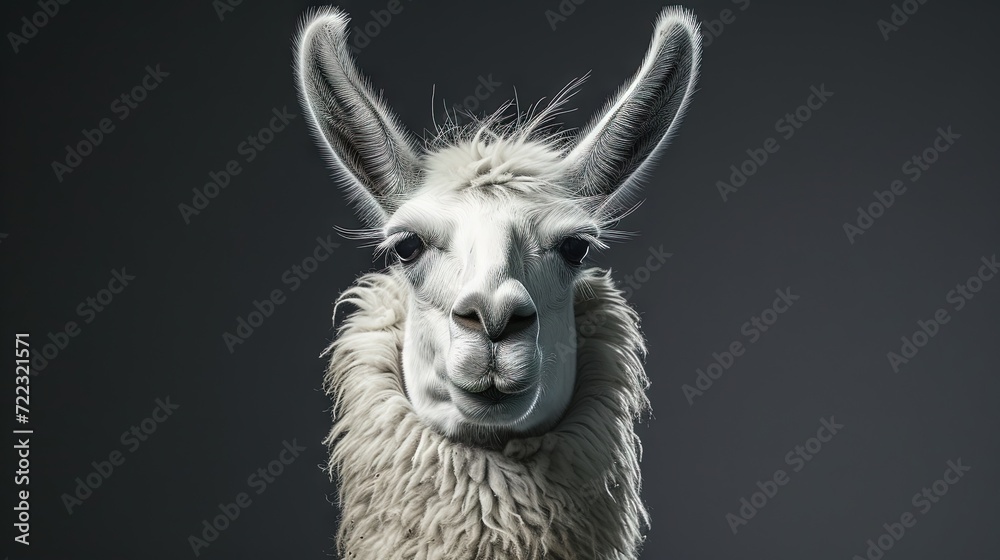 Obraz premium llama concept for large language models (LLM)