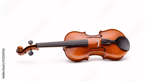 violin isolated on white background. Clipping path included in file.