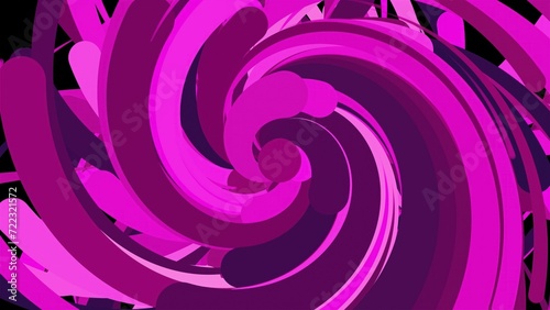 Spiral purple background. Computer generated 3d render