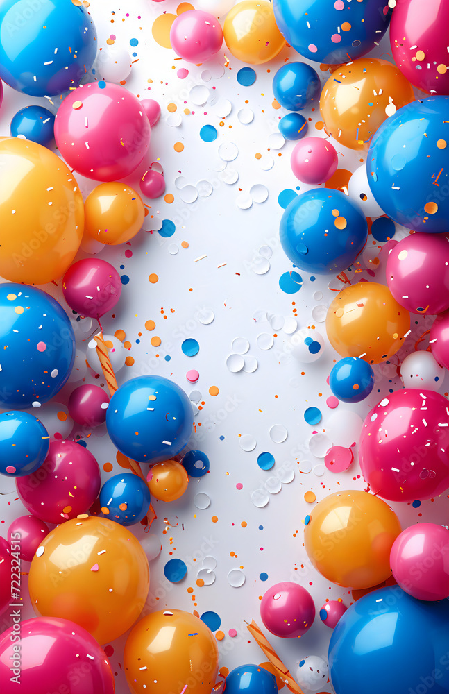 card with colorful balloons card with colorful balloons