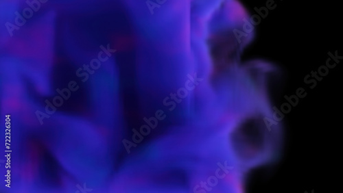 Abstract purple smoke. Computer generated 3d render