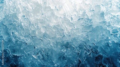 Ice texture, photo of surface with ice in the style of ice punk photo