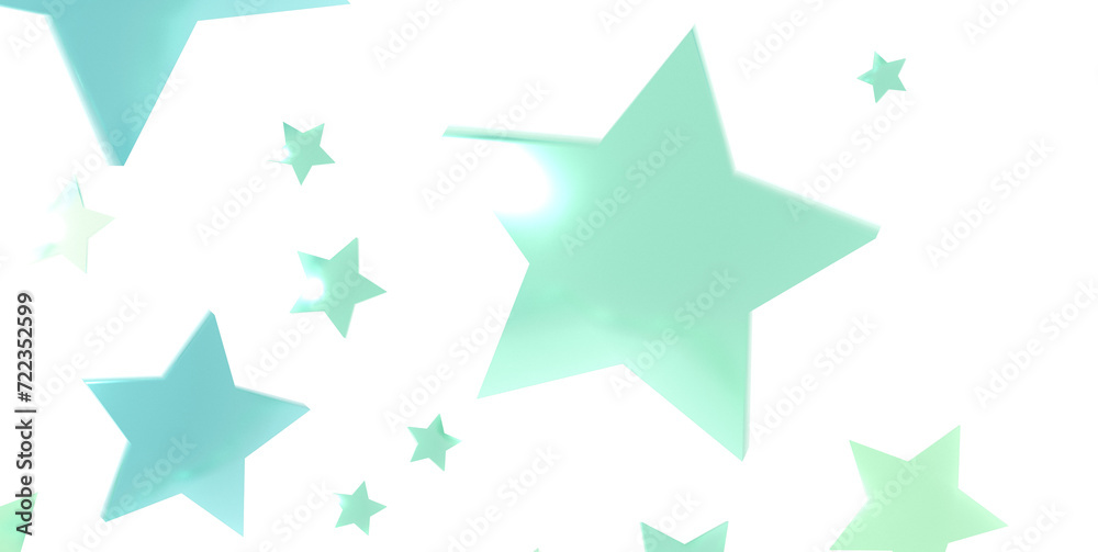 sparkles blue stars on white background with text place- Image sparkles blue stars on white background with text place- Image