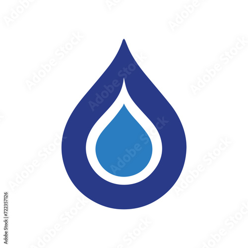 water drops logo template, water drops logo elements, water drops logo vector illustration