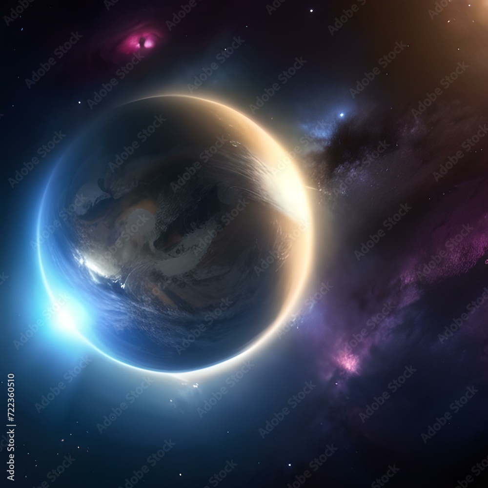 Obraz premium planets in outer space hd