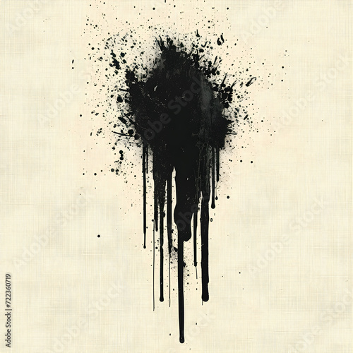 Mystical Expressions: Revealing the Magic of Black Inkblot Art Created by AI