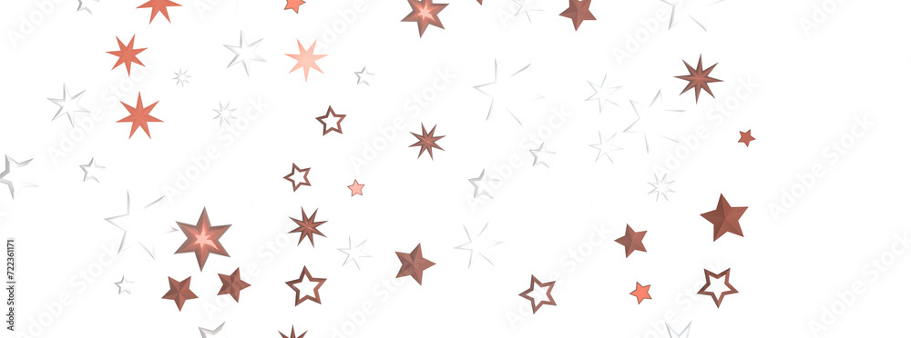 Epic Celestial Downpour: 3D Gold Stars Rain Illustration Stuns Audiences