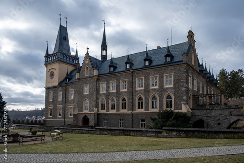 Zruc nad Sazavou – castle, view from the garden