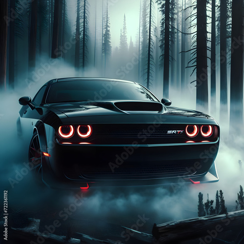 Black Challenger SRT® Hellcat Redeye car