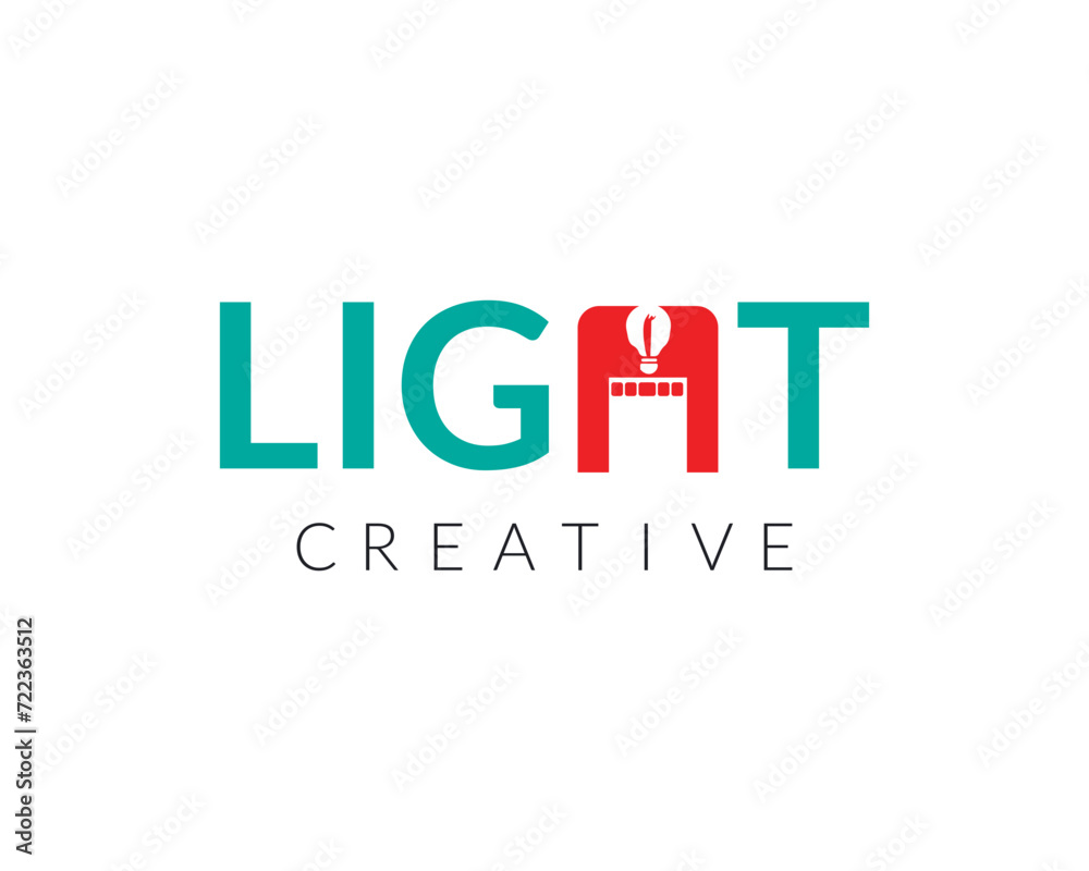 light  vector logo template art eco energy power electricity idea concept
