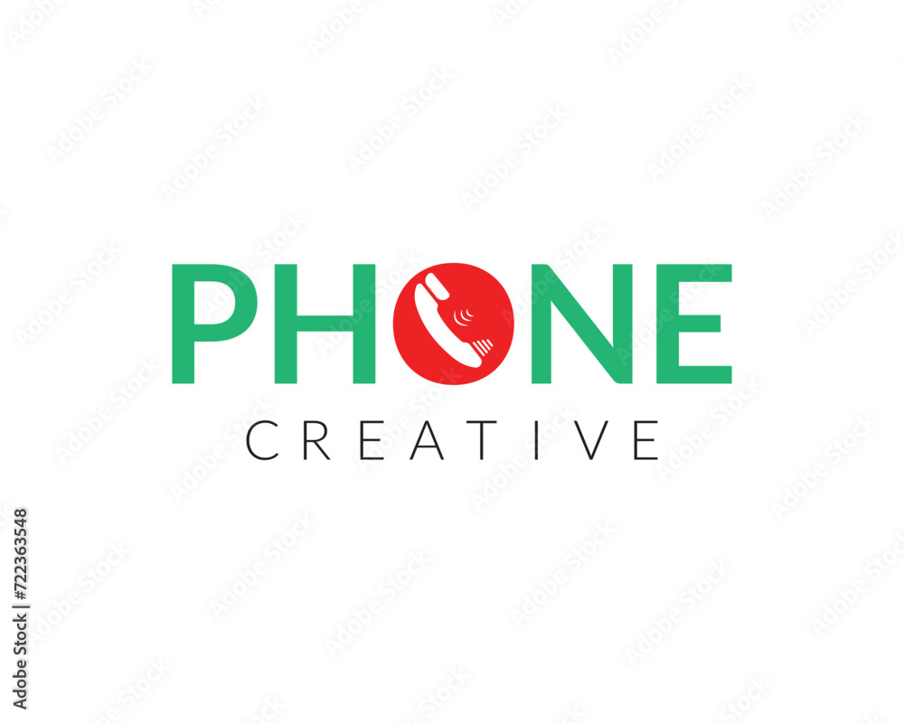 Creative intial Smart Phone Logo.