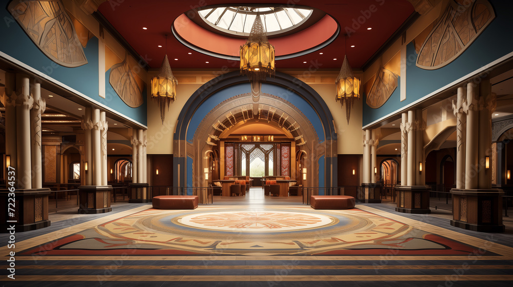 Obraz premium cultural center in Moroccan style