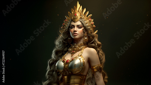 princess queen venetian carnival mask female deity often associated with fertility wallpaper © Volodymyr