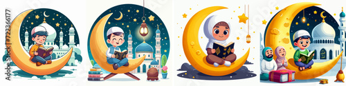 ramadan vector template thumnail video