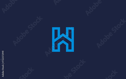 letter h with house logo icon design vector design template inspiration