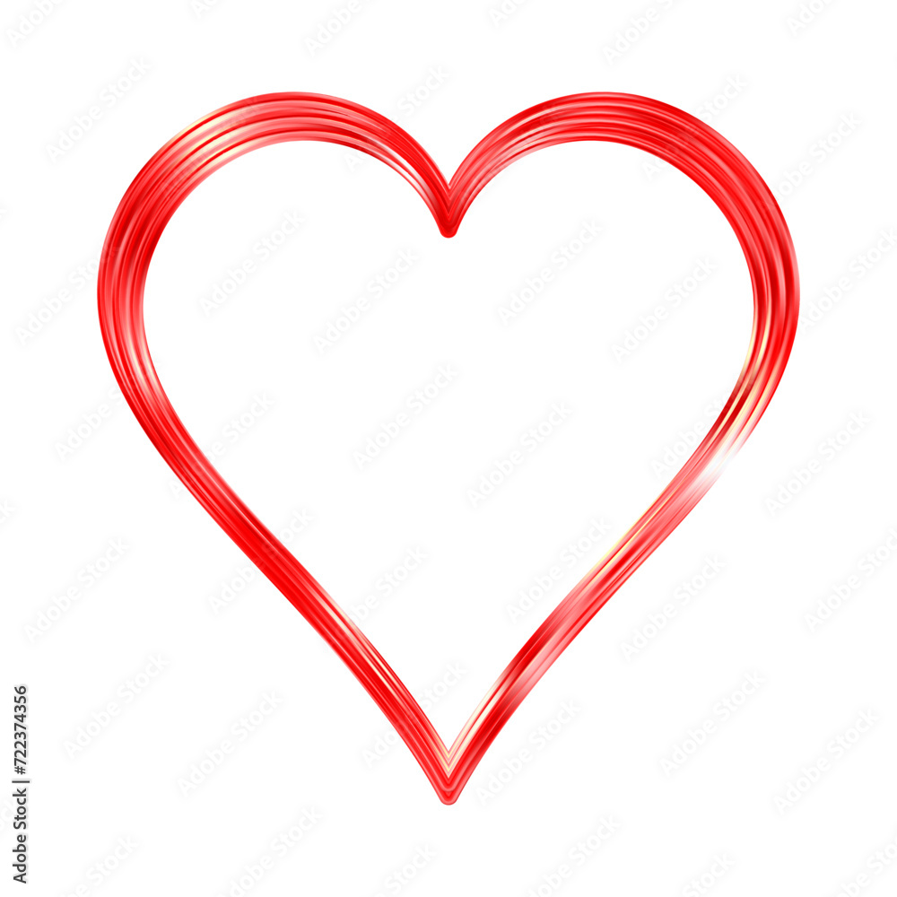 Thin gold heart frame. Golden realistic heart border. Luxury symbol of love. Thin gold heart frame. Golden realistic heart border. Luxury symbol of love.