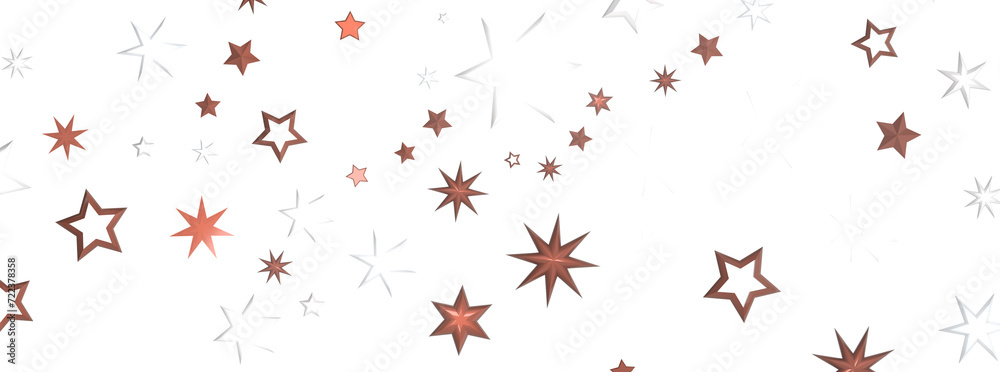 Celestial Cascades: 3D Illustration Conjures a Rainfall of Gold Stars Celestial Cascades: 3D Illustration Conjures a Rainfall of Gold Stars