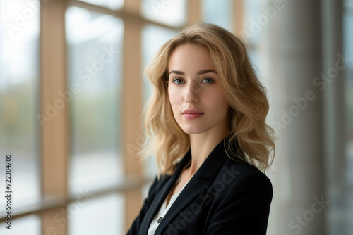 Free Download portrait of a handsome young business woman - GFXLoad