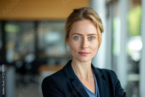 portrait of a handsome young business woman