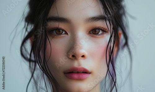 id cover shows A Chinese girl, Studio photography © Yuliia