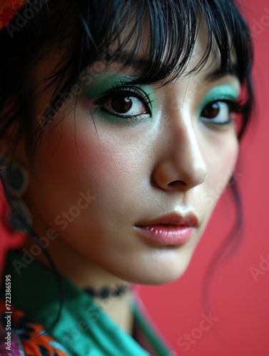 id cover shows A Chinese girl, Studio photography © Yuliia