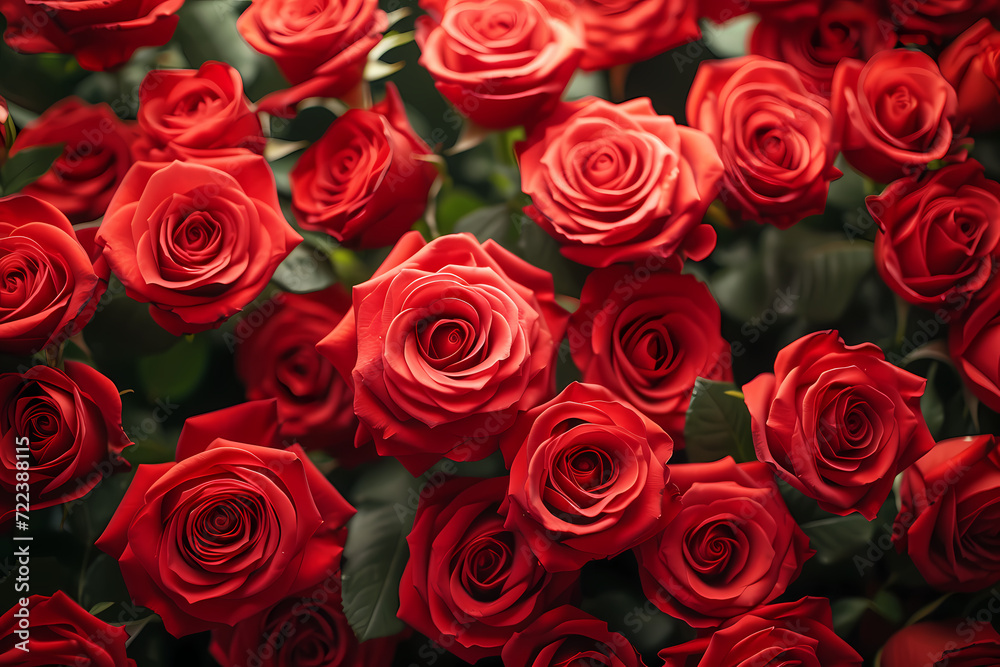 A beautiful arrangement of red roses , perfect for expressing love on Valentine's Day or any romantic occasion A beautiful arrangement of red roses , perfect for expressing love on Valentine's Day or any romantic occasion
