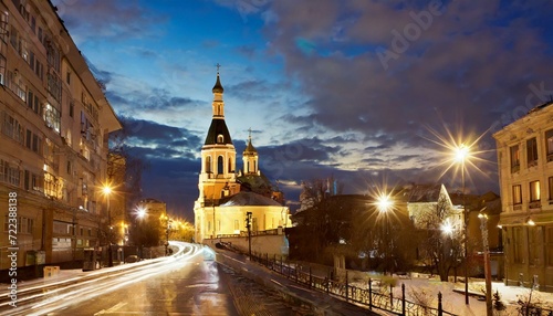 church of our person in the evening