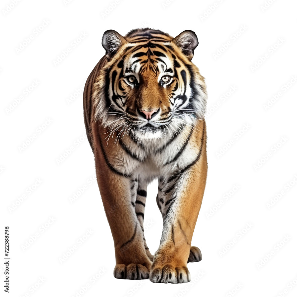 Close up tiger portrait clip art