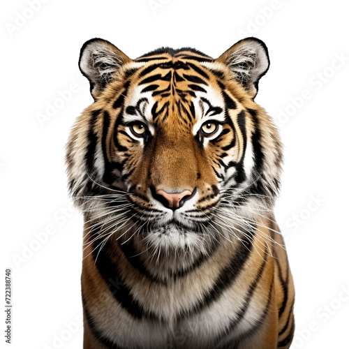 Close up tiger portrait clip art