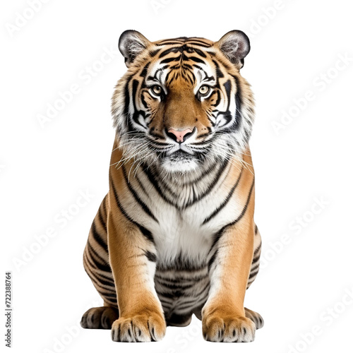 Close up tiger portrait clip art