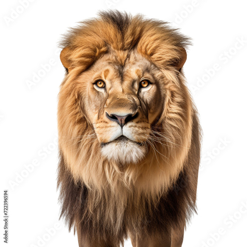 Close up lion portrait clip art © Florina