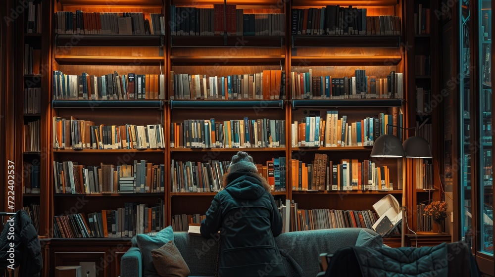 old books in library old books in library