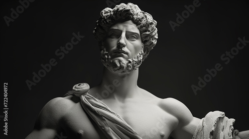 Series of mythological gods and heroes from ancient times, sculptures
 photo