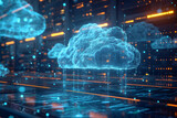 Nubes digitales y el concepto de computación en la nube.