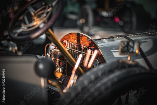 Veteran, vintage car show in Brighton, East Sussex, UK.