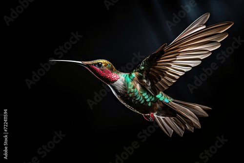 flying hummingbird