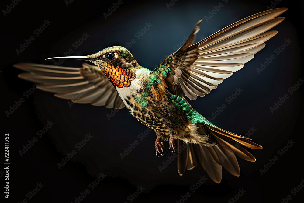 Obraz premium flying hummingbird