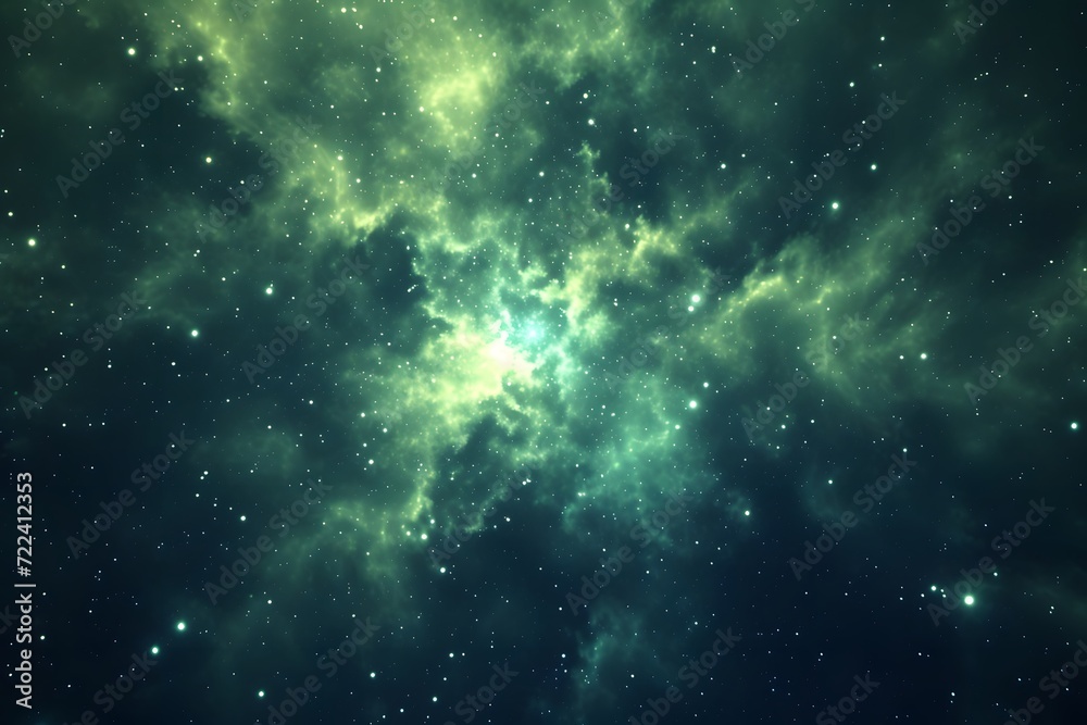 Naklejka premium Abstract Nebulous Sky Wallpaper