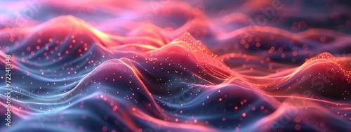 Exquisite 3D rendered beauty abstract background ideal for banners and wallpapers