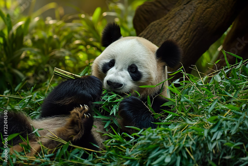 a cuddly panda eating bamboo and rolling on the grass --ar 3 2 --v 6 Job ID  0cc4d509-4b3e-4ea2-90b5-7bd789a603c7