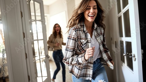 The emotion of arriving at ...