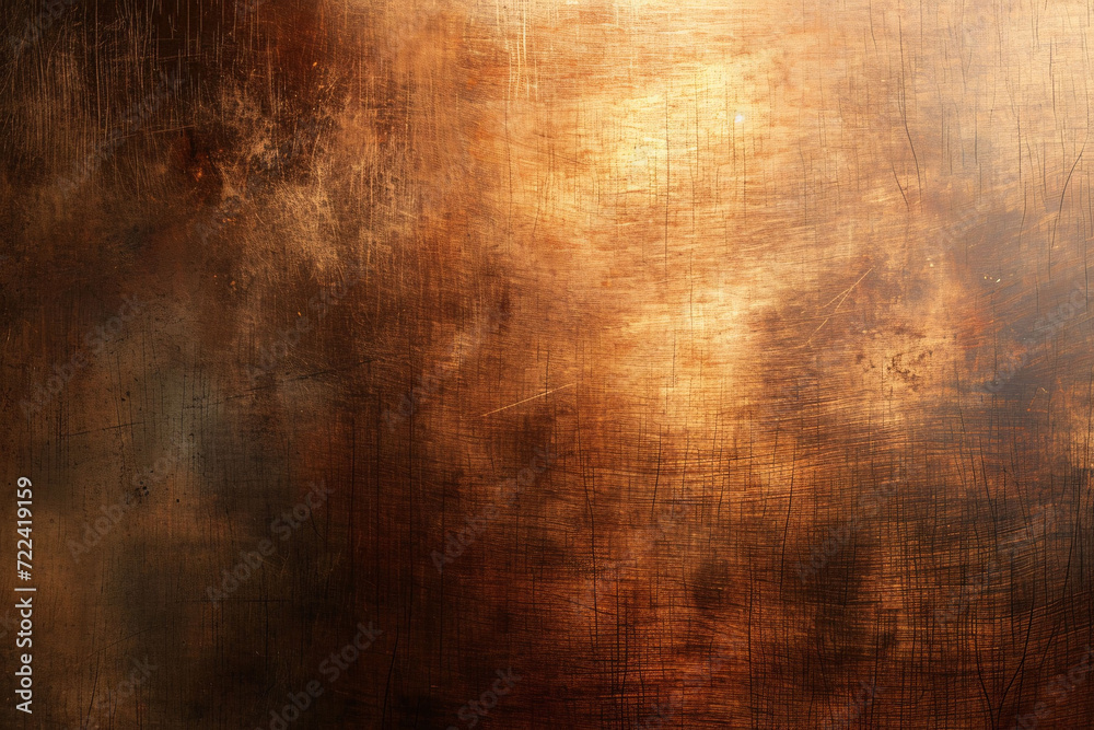 Obraz premium Polished copper metal texture background