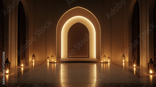 Mosque door in morocco style