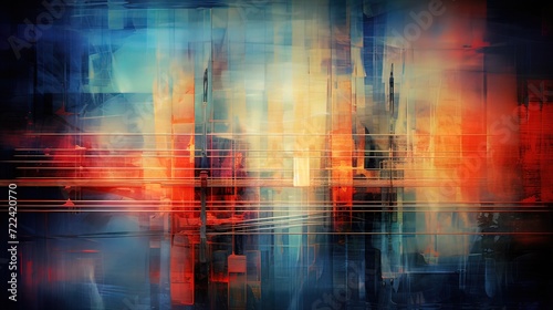 abstract background on the city
