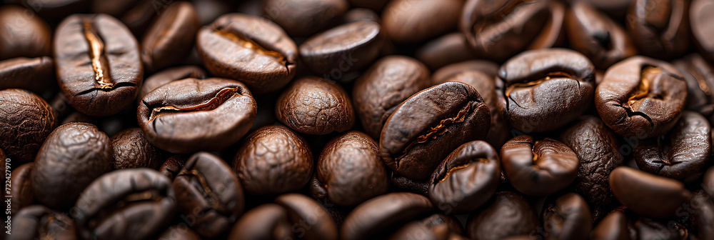 Roasted coffee beans background Roasted coffee beans background