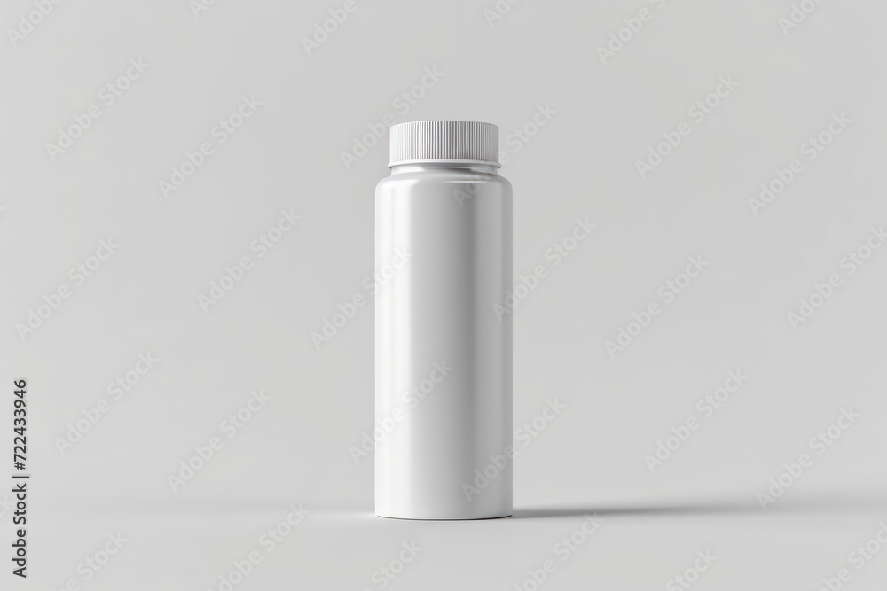White spray paint can mockup with blank copyspace. White spray paint can mockup with blank copyspace.