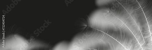  Background of flying realistic vector  goose or swan white feathers.Ecological feather filler for pillows, blankets or jackets.Vector concept design.