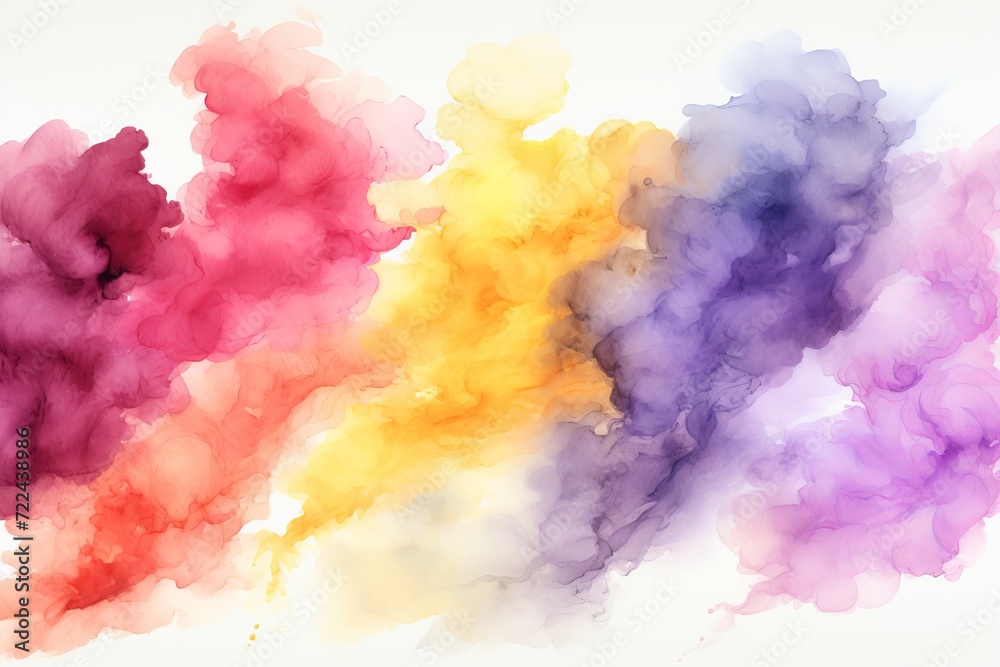 Soft watercolor splashes. ethereal abstract backgrounds with dreamy textures and delicate blends